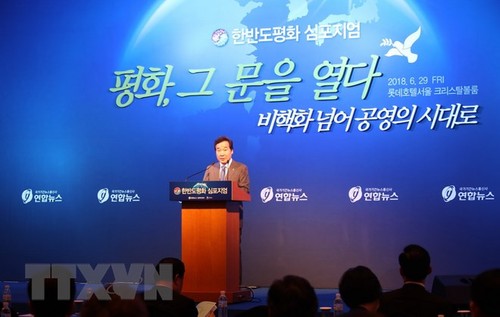 Lokakarya tentang perdamaian di Semenanjung Korea - ảnh 1