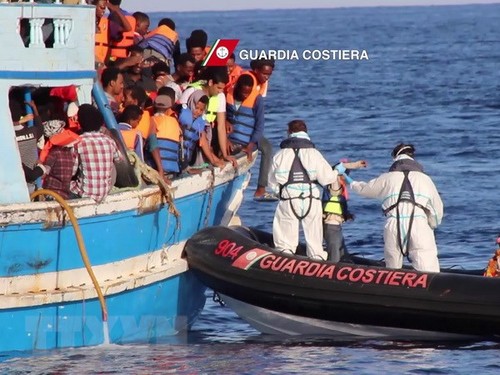 Masalah migran: Libia menyelamatkan 60 migran di laut - ảnh 1