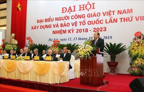 Pembukaan Kongres nasional ke-7 Umat Katolik Viet Nam membangun dan membela Tanah Air, masa bakti 2018-2023 - ảnh 1