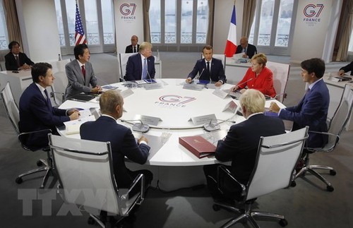 KTT G7: Konferensi berakhir, mencapat kebulatan pendapat tentang beberapa masalah internasional - ảnh 1