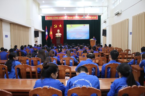 Akademi Pemuda dan Prapemuda Vietnam – Tempat Mendidik Para Kader Unggul Liga Pemuda Rakyat Revolusioner Laos - ảnh 1
