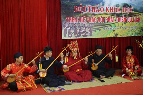 Lokakarya dengan tema Lagu Rakyat “Then” Viet Bac  dengan perkembangan pariwisata - ảnh 1