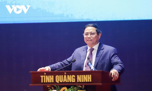 PM Pham Minh Chinh: Menjadikan Daerah Dataran Rendah Sungai Merah Motivasi Perkembangan Utama - ảnh 1