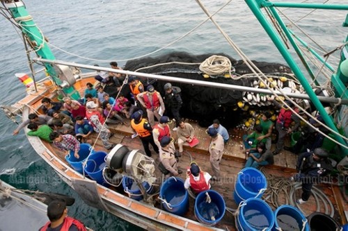 Thailand-Vietnam Memperkuat Kerja Sama Penanggulangan Penangkapan Ikan Ilegal - ảnh 1