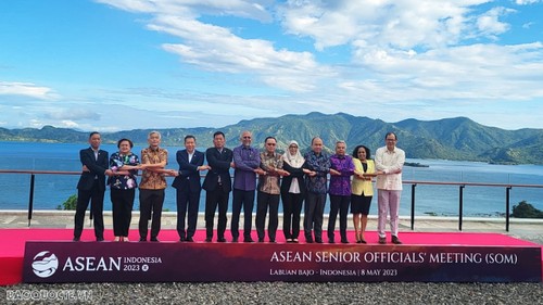 Para Pejabat Senior ASEAN Mengadakan Pertemuan Persiapan KTT ASEAN ke-42 - ảnh 1