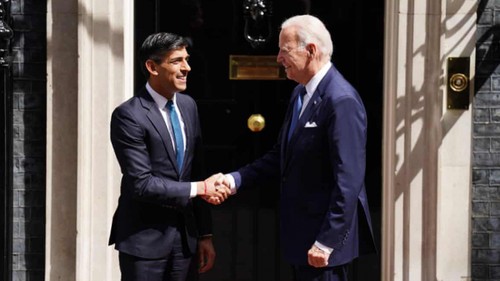 Presiden AS, Joe Biden Bertemu dengan PM Inggris dan Raja Charles III - ảnh 1