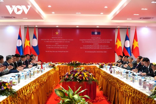 Kementerian Keamanan Publik Vietnam dan Laos Memperkuat Kerja Sama - ảnh 1