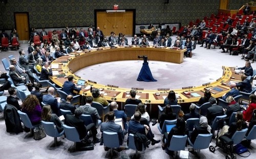 DK PBB Menunda Pemungutan Suara terhadap Rancangan Resolusi tentang Imbauan Gencatan Senjata di Jalur Gaza - ảnh 1
