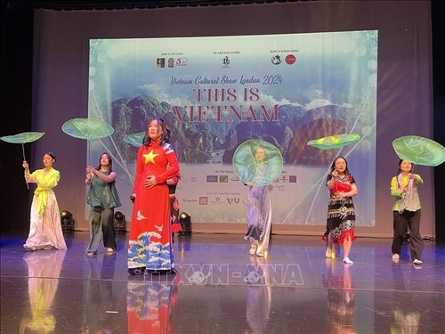 “Vietnam Cultural Show London 2024: Sosialisasi Tanah Air, Orang dan Kebudayaan Vietnam ke Sahabat Internasional - ảnh 1