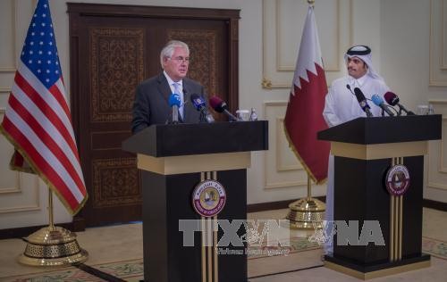 US, France try to resolve Gulf crisis - ảnh 1