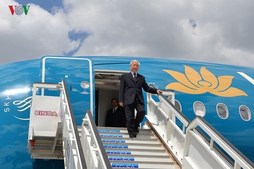 Party chief begins state visit to Cuba - ảnh 1
