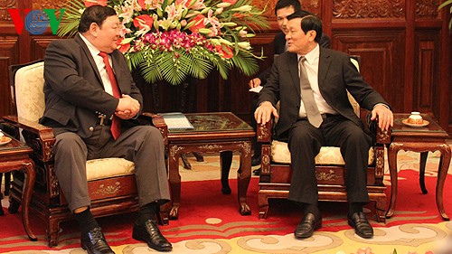 Президент Чыонг Тан Шанг принял посла Монголии в связи с окончанием срока... - ảnh 1