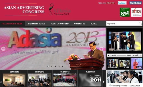 Церемония презентации сайта 28-го азиатского рекламного конгресса - ảnh 1
