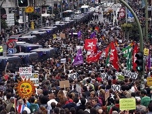 В Испании и Греции прошли массовые демонстрации  - ảnh 1