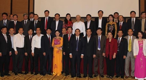 Генеральный секретарь ЦК КПВ Нгуен Фу Чонг посещает провинцию Куангнинь - ảnh 2