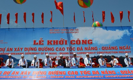 В провинции Куангнам началось строительство скоростной дороги Дананг-Куангнгай - ảnh 1