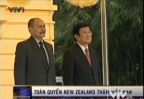 Генерал-губернатор Новой Зеландии находится во Вьетнаме с государственным визитом - ảnh 1