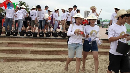 Конкурс песчаных скульптур на пляже Дананг - ảnh 1