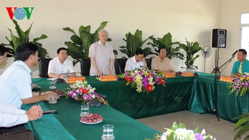 Рабочая поездка генерального секретаря ЦК КПВ Нгуен Фу Чонга в провинцию Бакнинь - ảnh 1