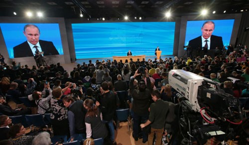 Владимир Путин организовал 9-ю ежегодную пресс-конференцию - ảnh 1