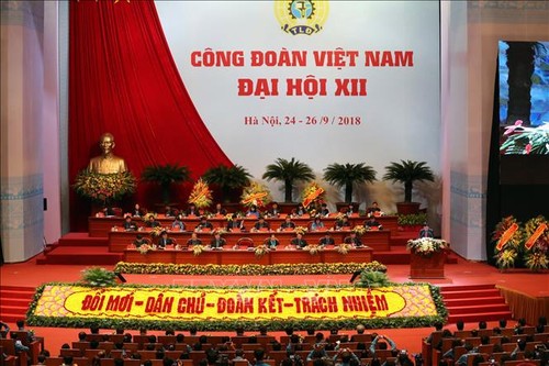В Ханое открылся 12-й съезд вьетнамских профсоюзов - ảnh 1