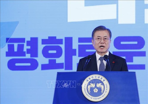 Президент РК призвал КНДР ускорить денуклеаризацию Корейского полуострова - ảnh 1