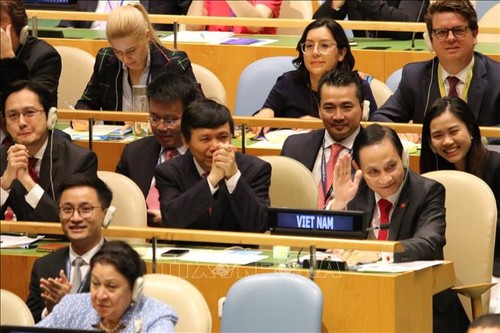 Вьетнам избран непостоянным членом Совета безопасности ООН с почти максимальной поддержкой - ảnh 1