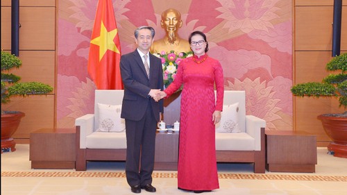 Председатель Национального собрания Вьетнама приняла китайского посла - ảnh 1