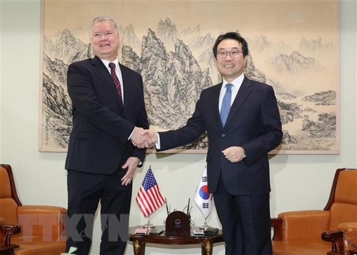 Республика Корея и США вновь подтвердили намерение осуществить денуклеаризацию Корейского полуострова  - ảnh 1