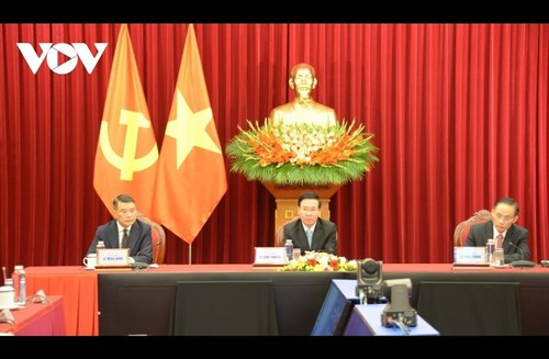 Вьетнам принял участие в Международной межпартийной видеоконференции - ảnh 1