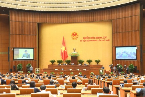 На внеочередной сессии Нацсобрания Вьетнама был обсужден Закон о внесении изменений и дополнений в ряд статей 8 Законов          - ảnh 1