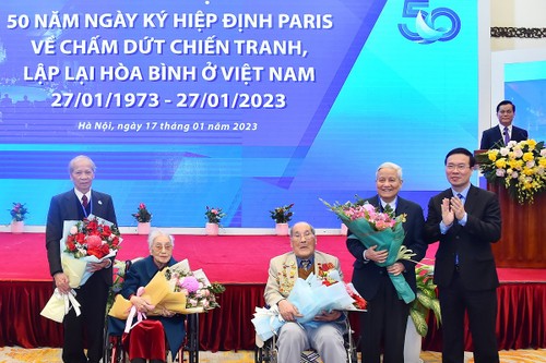 Торжество по случаю 50-летия со дня подписания Парижского соглашения о прекращении войны и восстановлении мира во Вьетнаме - ảnh 1