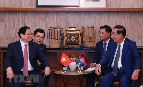 Премьер-министр Фам Минь Тинь провел встречи с президентом Индонезии и премьер-министром Камбоджи - ảnh 2