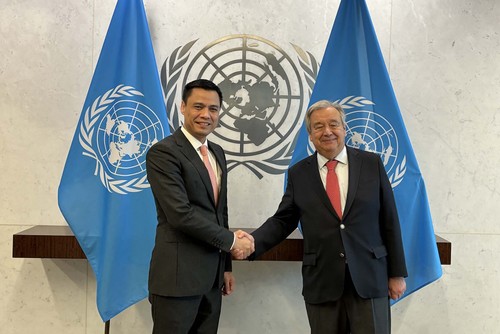 Генеральный секретарь ООН впечатлен экономическим ростом Вьетнама - ảnh 1