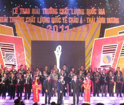 Lễ trao giải thưởng Chất lượng quốc gia 2011 - ảnh 1
