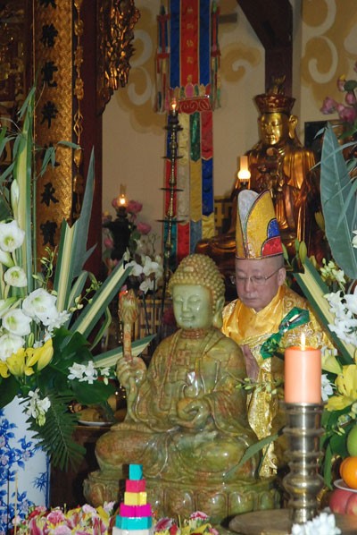 An vị tượng Phật ngọc tại Thiền Viện Trúc Lâm Paris - ảnh 2