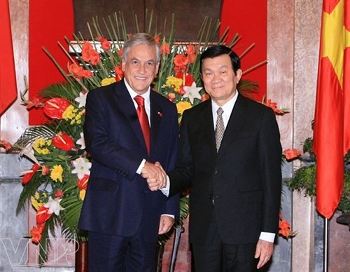 Tổng thống Chi lê kết thúc chuyến thăm chính thức Việt Nam - ảnh 1