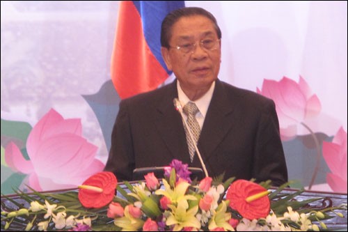 Chiêu đãi trọng thể Tổng Bí thư, Chủ tịch nước Lào - ảnh 2