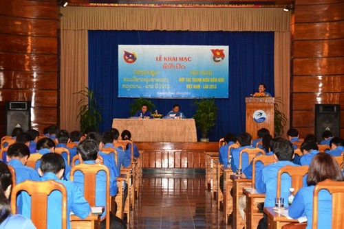 Hội nghị hợp tác thanh niên các tỉnh biên giới Việt Nam - Lào năm 2013 - ảnh 1
