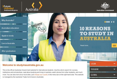 Ra mắt trang web về giáo dục Australia trên điện thoại di động - ảnh 1