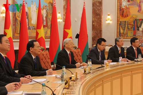 Tổng Bí thư Nguyễn Phú Trọng: Việt Nam mong muốn thúc đẩy hợp tác toàn diện với Belarus - ảnh 1