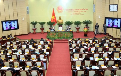 Bế mạc kỳ họp thứ 11 Hội đồng nhân dân Thành phố Hà Nội - ảnh 1