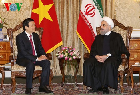 Chủ tịch nước Trương Tấn Sang bắt đầu chuyến thăm cấp Nhà nước tới Iran - ảnh 3
