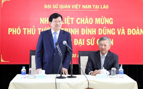 Phó Thủ tướng Trịnh Đình Dũng: Quan hệ Việt Nam - Lào có ý nghĩa sống còn với cả hai đất nước  - ảnh 1