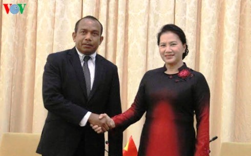 Chủ tịch Quốc hội tiếp Chủ tịch Quốc hội Timor-Leste và Chủ tịch Hạ viện Philippines - ảnh 1