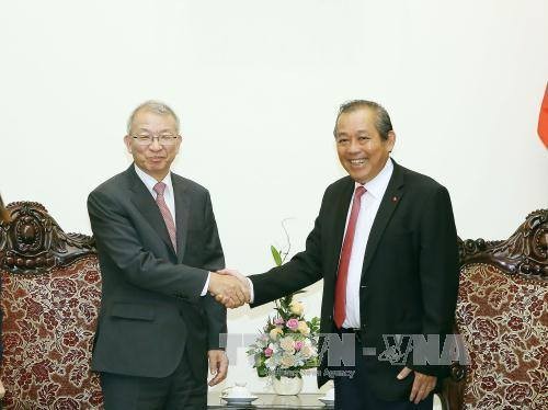 Phó Thủ tướng Trương Hòa Bình tiếp Chánh án Tòa án tối cao Hàn Quốc - ảnh 1