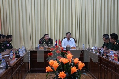 Đoàn Cục Phát triển Quân đội Hoàng gia Campuchia thăm và làm việc tại tỉnh Hậu Giang - ảnh 1