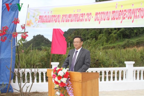 55 năm quan hệ Việt Nam-Lào: Khánh thành và bàn giao Đài tưởng niệm Liên minh chiến đấu Việt Nam-Lào - ảnh 2