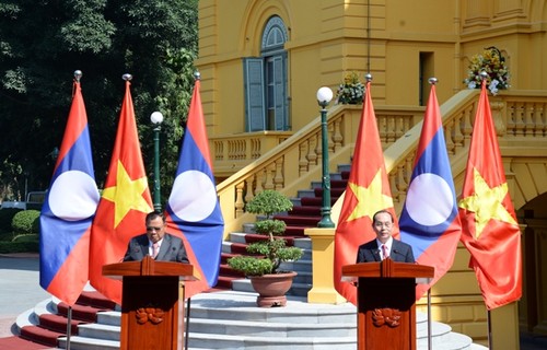 Tổng Bí thư, Chủ tịch nước Lào Bounnhang Vorachith kết thúc chuyến thăm hữu nghị chính thức Việt Nam - ảnh 1