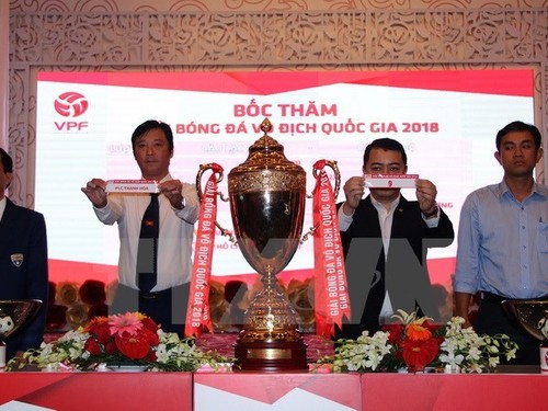 Bốc thăm, xếp lịch thi đấu các giải bóng đá chuyên nghiệp Việt Nam năm 2018 - ảnh 1